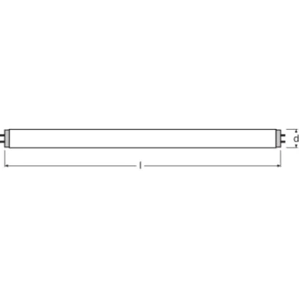 d466021閃光 18 Osram T8 Lumilux 18W - 880 SkyWhite | 60cm | Any-lamp