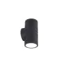 Ansell Wall Light Reef Black Up & Down - Outdoor - 10W 885lm 90D - 830-840-860 CCT | IP65