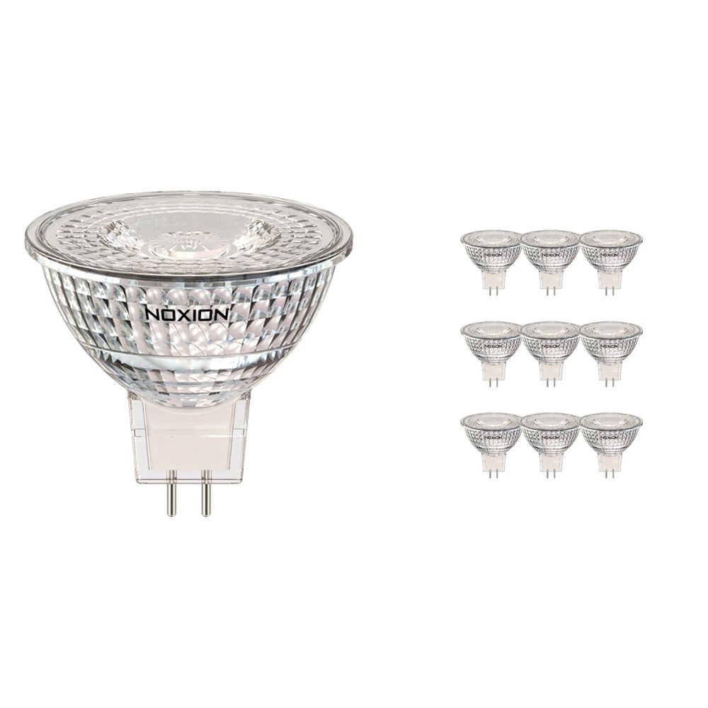 Multipack 10x Noxion LED Spot GU5.3 3.2W 827 36D 270lm | Extra Warm White - Replaces 20W Multipack 10x Noxion LED Spot GU5.3 3.2W 827 36D 270lm | Extra Warm White - Replaces 20W