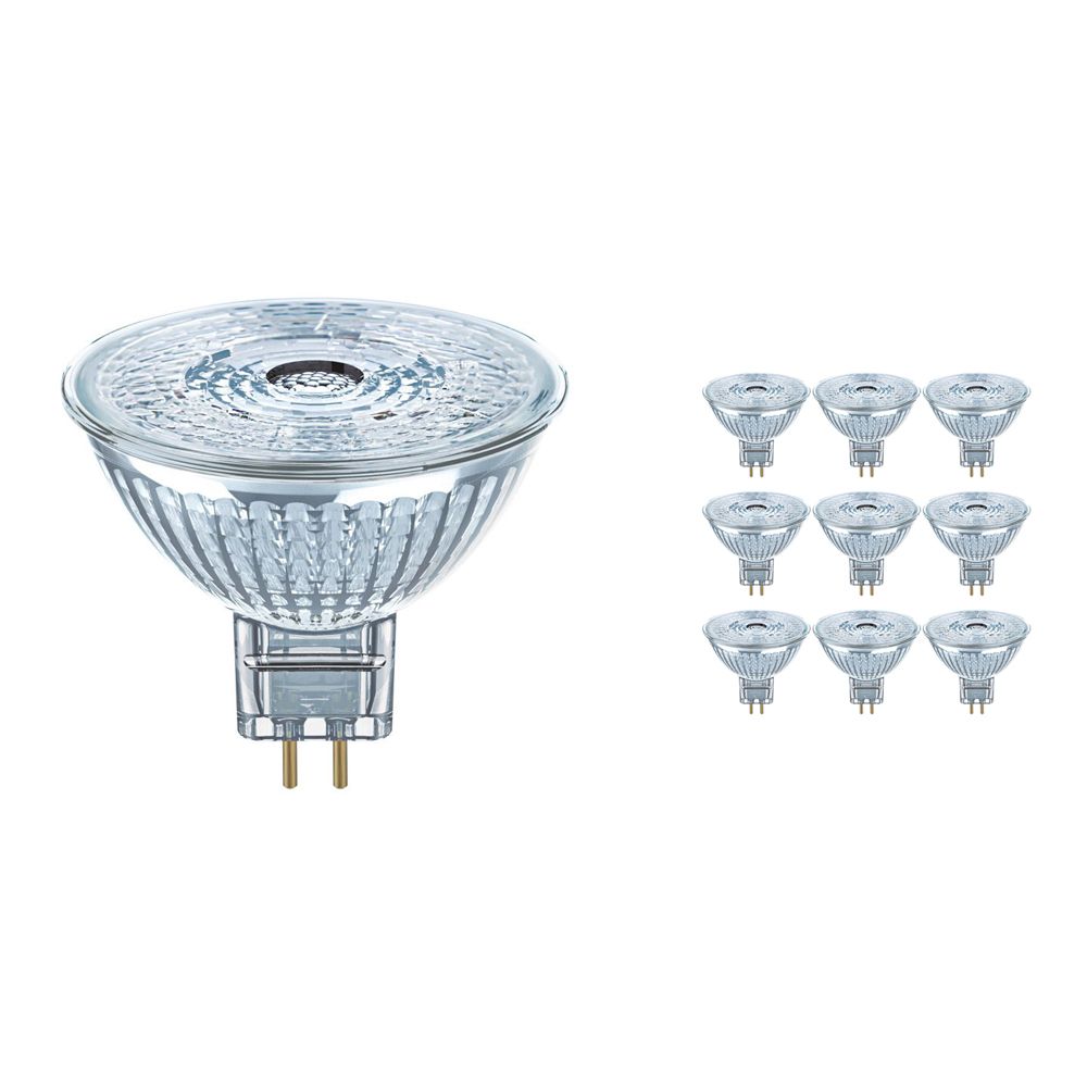 Multipack 10x Osram Parathom GU5.3 MR16 5W 830 350lm | Warm White - Replaces 35W Multipack 10x Osram Parathom GU5.3 MR16 5W 830 350lm | Warm White - Replaces 35W