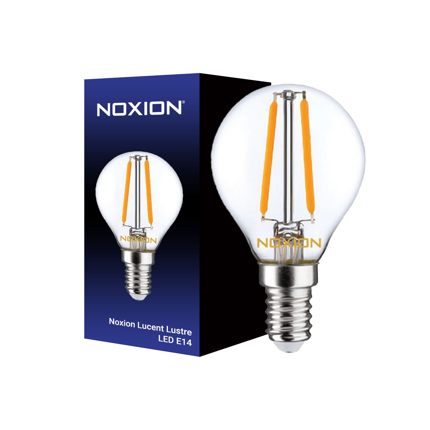 Noxion Lucent Classic LED Lustre P45 E14 2.5W 822 - 827 250lm | Dimmable - Extra Warm White - Replaces 25W Noxion Lucent Classic LED Lustre P45 E14 2.5W 822 - 827 250lm | Dimmable - Extra Warm White - Replaces 25W