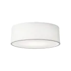 D'Lite Lunelle Ceiling Light 30cm Textile White | Suitable for 2x E27 