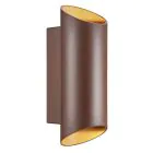 Nordlux Nico Wall Light Aluminium Rusty Up & Down | IP54 - Suitable for 2x GU10