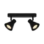 Nordlux Eik 2 Spot Metal Black | Suitable for 2x GU10
