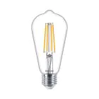 Philips MASTER Value LED Bulb E27 Edison Filament Clear 5.9W 806lm - 927 Extra Warm White | Best Colour Rendering - Replaces 60W