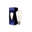 Noxion Lucent LED E27 Pear Filament Clear 4W 470lm - 827 Extra Warm White | Replaces 40W