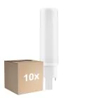 Multipack 10x Ledvance Dulux-D LED 6W - 840 Cool White | 4-Pin - Replaces 13W