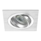 Noxion Recessed Spot Boxi MR16 Tiltable Aluminium | Cutout 80mm - GU10 Socket